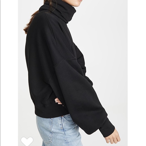 AGOLDE x Anthro Balloon Sleeve Turtleneck Pullover - Picture 4 of 16